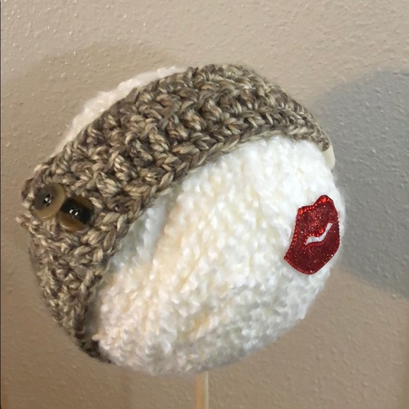 Brand New Variegated Brown/Cream Ear Warmer - Picture 2 of 3